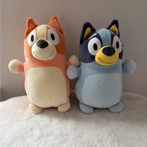 Bluey and Bingo Plush Toy Set - Orange and Blue